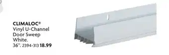 Home Hardware Vinyl U-Channel Door Sweep offer