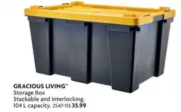 Home Hardware Storage Box Stackable and interlocking offer