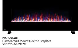 Home Hardware Harsten Wall Mount Electric Fireplace offer