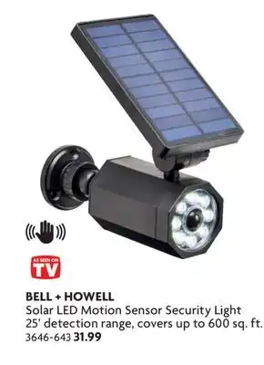 Home Hardware Solar LED Motion Sensor Security Light offer