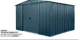 Home Hardware Vinyl and Steel Storage Shed offer