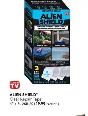 Home Hardware ALIEN SHIELD Clear Repair Tape offer