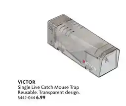 Home Hardware Single Live Catch Mouse Trap offer
