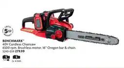 Home Hardware 40V Cordless Chainsaw offer