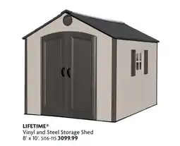 Home Hardware Vinyl and Steel Storage Shed offer