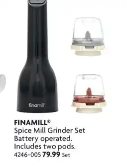 Home Hardware FINAMILL Spice Mill Grinder Set offer