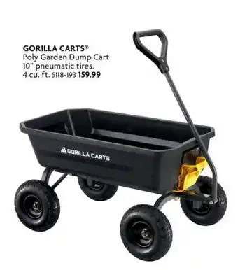 Home Hardware Poly Garden Dump Cart offer