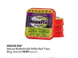 Home Hardware Mouse Rodenticide Pellet Bait Trays offer