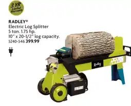 Home Hardware Electric Log Splitter offer