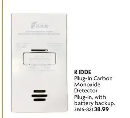 Home Hardware Plug-In Carbon Monoxide Detector offer