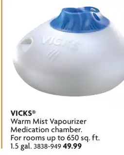 Home Hardware Warm Mist Vapourizer Medication chamber offer
