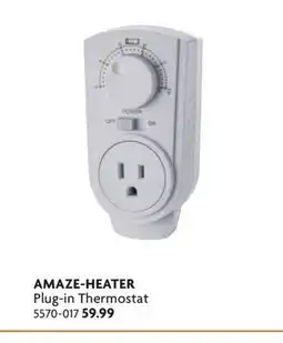 Home Hardware AMAZE-HEATER Plug-in Thermostat offer