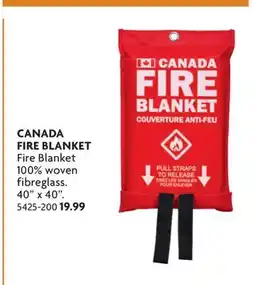 Home Hardware Fire Blanket offer
