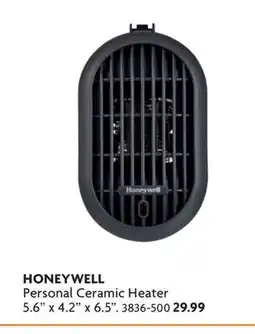 Home Hardware HONEYWELL Personal Ceramic Heater offer