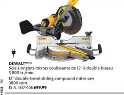 Home Hardware 12 double-bevel sliding compound mitre saw 3800 rpm offer