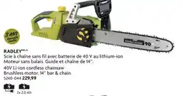 Home Hardware 40V Li-ion cordless chainsaw offer