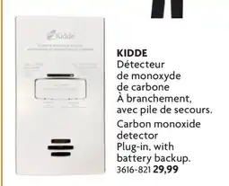 Home Hardware Carbon Monoxide Detector Plug-in, With Battery Backup offer