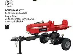 Home Hardware BENCHMARK Log splitter offer