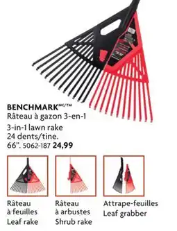 Home Hardware 3-en-1 3-in-1 lawn rake offer