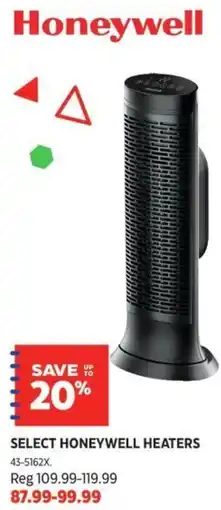 Canadian Tire Honeywell select honeywell heaters offer