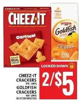 Food Basics Cheez-It Crackers & Goldfish Crackers offer