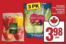 Food Basics Peppers & Romaine Hearts offer