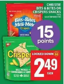 Food Basics CHRISTIE BITS & BITES OR CRISPERS SNACKS offer