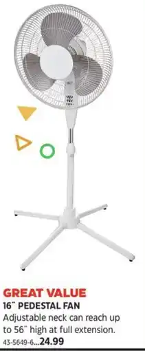 Canadian Tire Great value pedestal fan offer