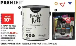 Canadian Tire Premier ready to roll interior paints offer