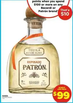 Real Canadian Liquorstore Patrón Reposado Tequila offer