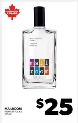 Real Canadian Liquorstore MAILROOM Premium Vodka offer