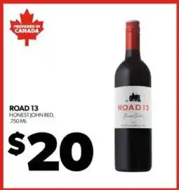 Real Canadian Liquorstore Road 13 Honest John Red offer