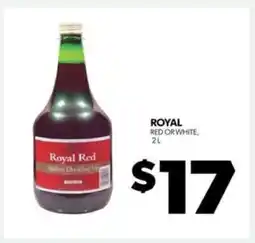 Real Canadian Liquorstore Royal Red or White offer