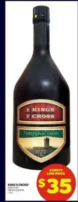 Real Canadian Liquorstore KING'S CROSS CREAM LIQUEUR offer