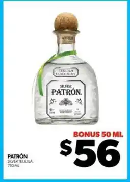 Real Canadian Liquorstore Patrón Silver Tequila offer