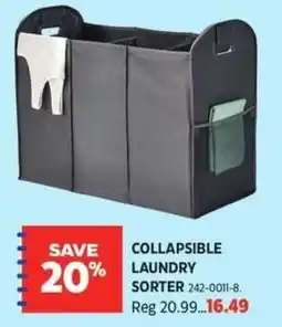 Canadian Tire Collapsible laundry sorter offer
