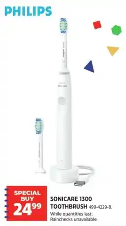 Canadian Tire Philips sonicare 1300 toothbrush offer