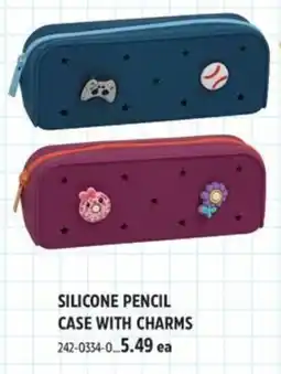 Canadian Tire Silicone pencil case with charms offer