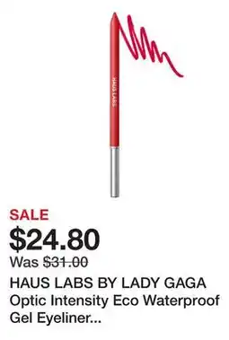 Sephora HAUS LABS BY LADY GAGA Optic Intensity Eco Waterproof Gel Eyeliner Pencil offer