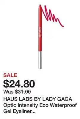 Sephora HAUS LABS BY LADY GAGA Optic Intensity Eco Waterproof Gel Eyeliner Pencil offer