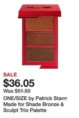Sephora ONE/SIZE by Patrick Starrr Made for Shade Bronze & Sculpt Trio Palette offer