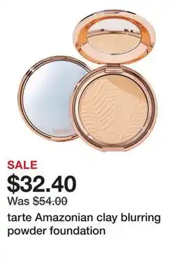 Sephora tarte Amazonian clay blurring powder foundation offer
