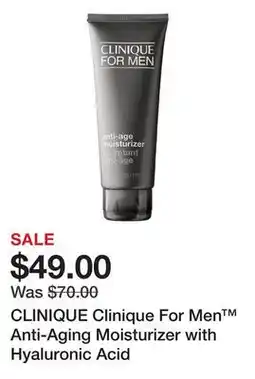 Sephora CLINIQUE Clinique For Men Anti-Aging Moisturizer with Hyaluronic Acid offer