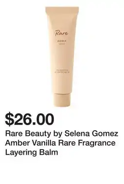 Sephora Rare Beauty by Selena Gomez Amber Vanilla Rare Fragrance Layering Balm offer