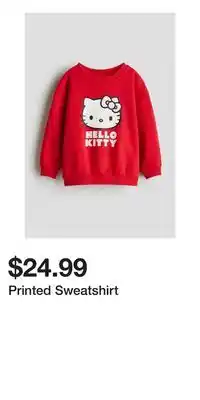 H&M Printed Sweatshirt offer