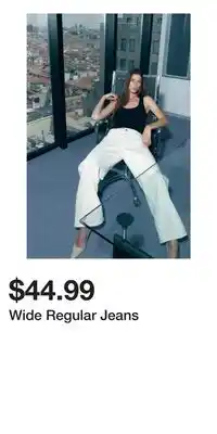 H&M Wide Regular Jeans offer