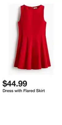 H&M Dress with Flared Skirt offer