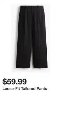 H&M Loose-Fit Tailored Pants offer