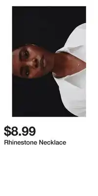 H&M Rhinestone Necklace offer