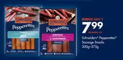 FreshCo Schneiders Pepperettes Sausage Snacks 300g-375g offer